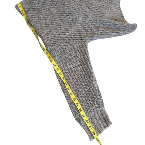 OFFLINE by Aerie Ribbed Knit Sweater Hoodie in Tree Line Brown Size XL - Picture 8 of 10